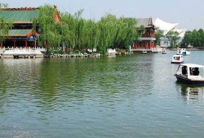 东风公园 保定老年人的理想休闲胜地